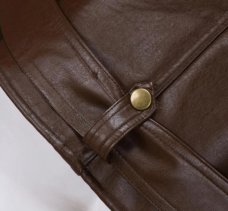 KIOVNO Men Winter Leather Jackets And Coats Fleece Thicken Jackets Outwear For Male Clothing Size S-3XL Windbreak (8)