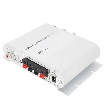 

DC12V Aluminium Alloy Desktop HiFi Stereo Headset Vehicle-mounted Car Power Amplifier New