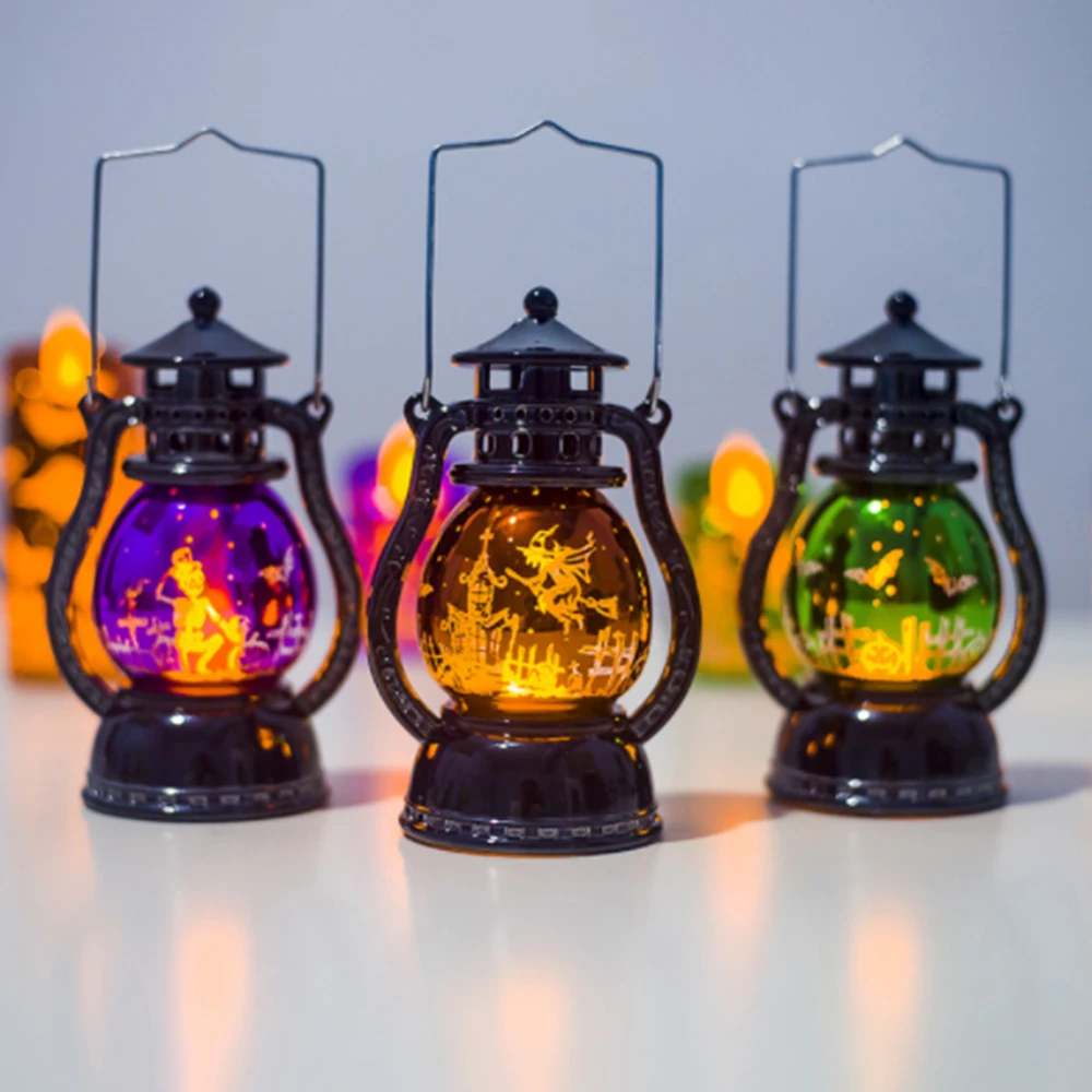 

Halloween Decoration Retro Light Lantern Chandelier Decor Bar Home Atmosphere Lantern Chandelier Bar Party Decoration