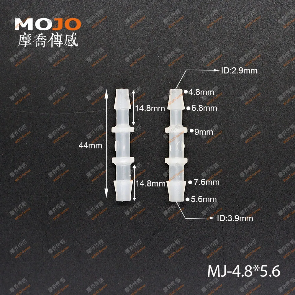 MJ-S4.8x5.6(10 шт./лот) PP редукционный Тип колючей воды соединители