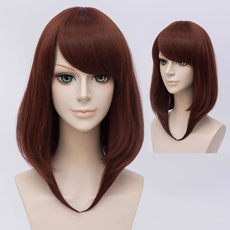 DIOCOS Boku No My Hero Academy Ochaco Uraraka Косплей парики женские 2 стиля коричневый короткий парик