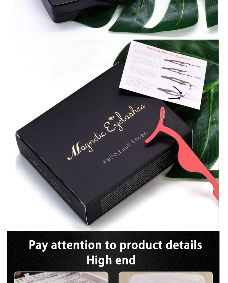 Магнитные накладные ресницы Natural Wispy 25 мм 3D искусственная норка Easy Fan Eye Lashes магнитные Накладные ресницы с 5 магнитами
