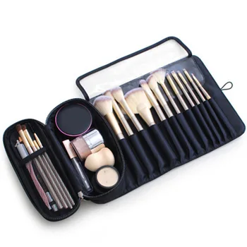 

Hot Mutifunctional Cosmetics Case Makeup Brushes Bag Travel Organizer Makeup Tools Rolling Pouch IE998