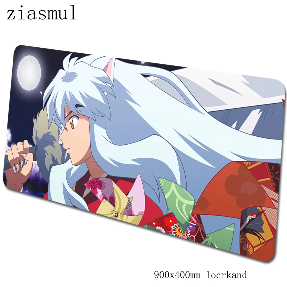 Inuyasha коврик для мыши, лучший игровой коврик для мыши 90x40 см, игровой коврик для мыши, большой восхитительный коврик для мыши, Настольный коврик для мыши - Цвет: pattern 4