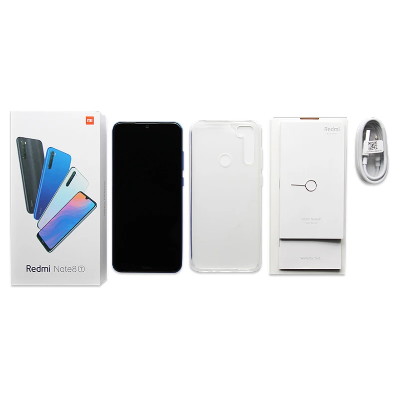 Xiaomi Redmi Note 8 T, глобальная версия, 4 Гб ОЗУ, 64 Гб ПЗУ, NFC, мобильный телефон, 48мп, четырехъядерный процессор Snapdragon 665, четыре ядра, 4000 мА/ч