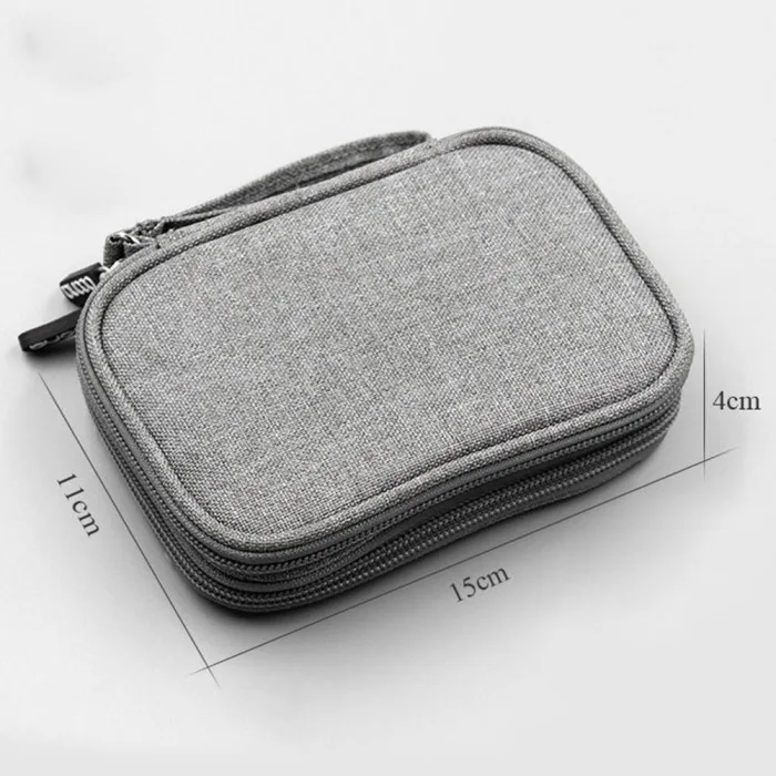 Оксфордский блок питания чехол для жесткого диска 2,5 дюймов USB кабель сумка для хранения SLC88
