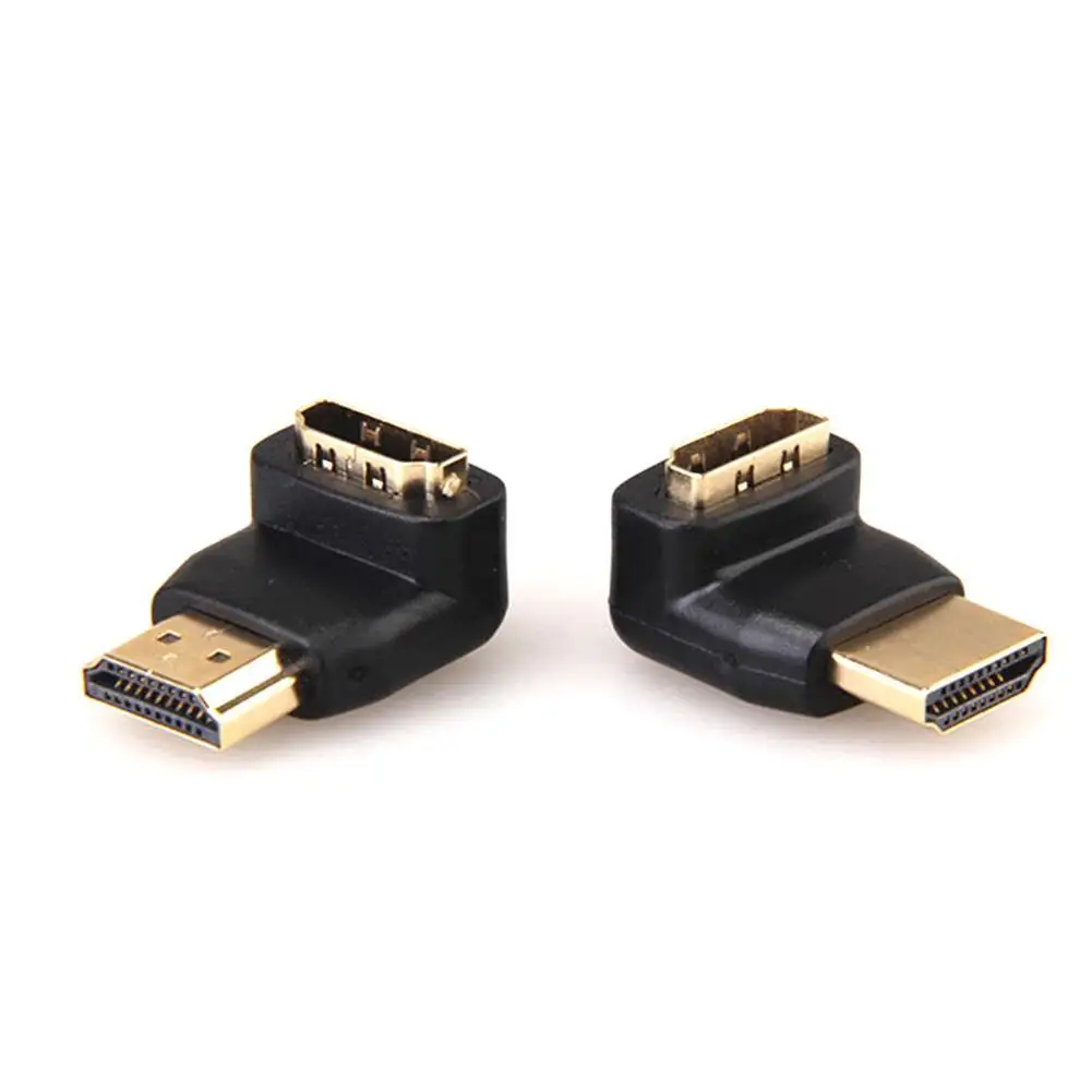 HD 1080P Мужской к женскому HDMI адаптер конвертер 90/270 градусов угол поворота вправо/влево вращающийся HDMI соединение