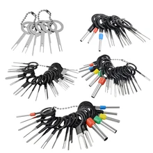 38/59/76 pièces supprimer outil Auto voiture prise Circuit imprimé fil harnais Terminal enlèvement outil Pick connecteur sertissage broche aiguille arrière
