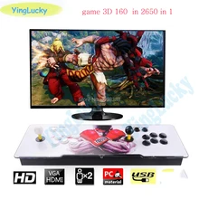 Джойстики Pandora 2650 в 1 Pandora Saga Box 3D семейная версия 40p аркадная печатная плата для Бесплатной Игры монета HD видео Jamma игры HDMI VGA