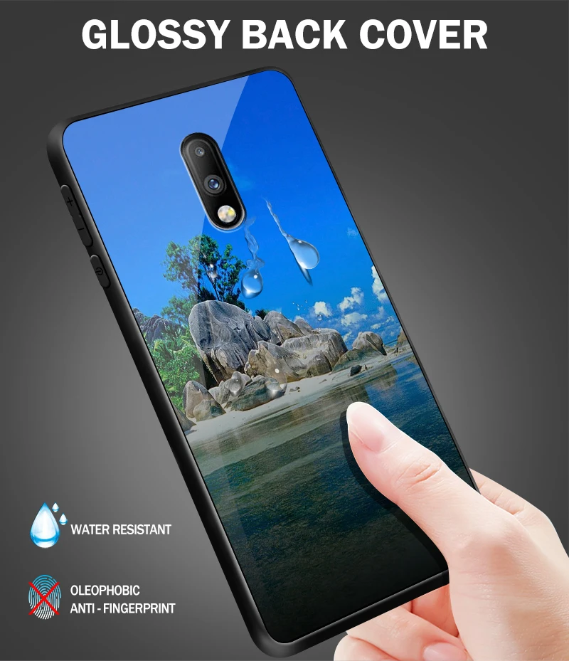 Роскошный чехол для OnePlus 3 3T 5 5T 6 6T 7 7 Pro закаленное стекло для Samsung Galaxy S8 S9 S10 Plus противоударный чехол