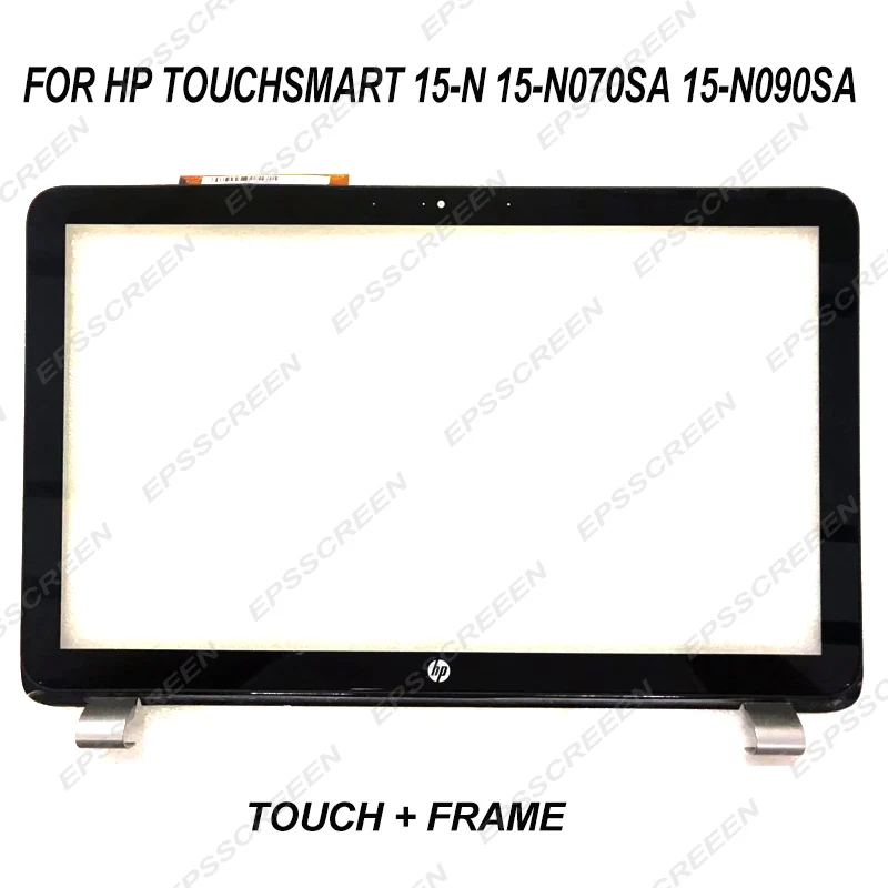 

15,6 "новая Замена для HP Touchsmart 15-N 15-N070SA 15-N090SA Сенсорное стекло дигитайзера + рамка полностью протестировано черный/серебристый