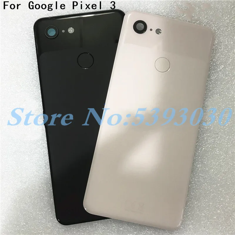 5,5 дюйма для htc Google Pixel 3 стеклянная задняя крышка для батареи чехол+ отпечаток пальца+ стеклянный объектив для Google Pixel 3 задний корпус