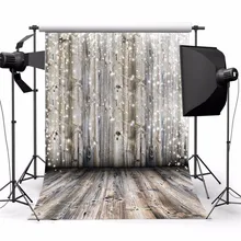 Новейший настенный фон для фотосъемки виниловый Сказочный Серый деревянный настенный пол фон для фотосъемки студийный реквизит
