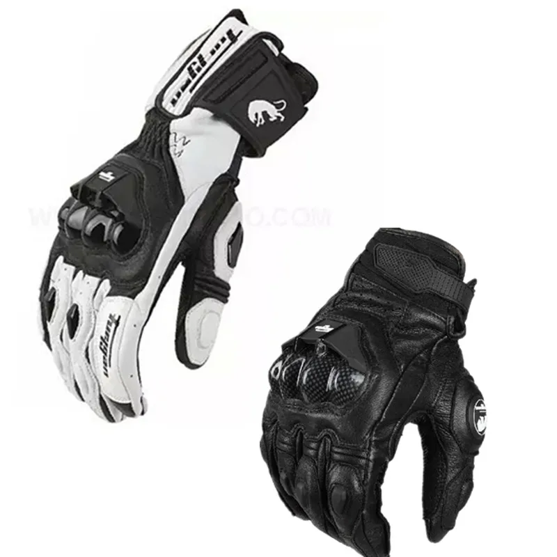 Мото rcycle кожаные перчатки гоночные перчатки мужские Мото Кросс перчатки мото защитные перчатки AFS6 AFS18 перчатки