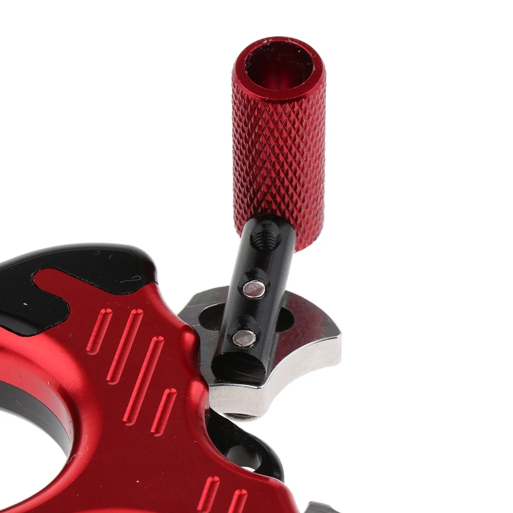 

Compound Bow Release 3 Finger Thumb Release, 3-Finger Aluminum Hand Held Archery Bow Release