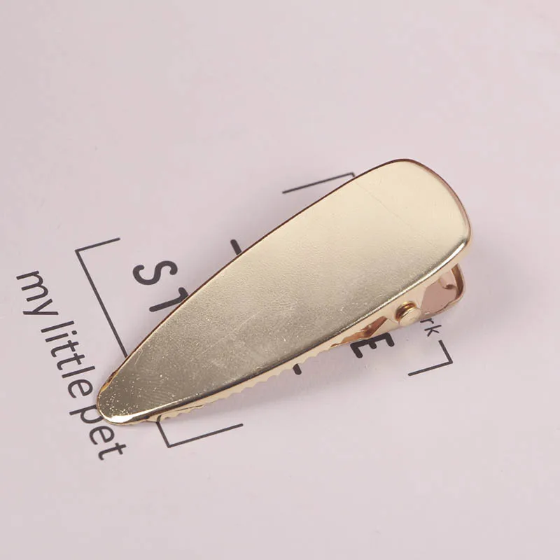 6cm round gold 10 шт. родий золотой цвет металлические заколки для волос модная шпилька для волос пустая основа заколки для волос для самостоятельного изготовления ювелирных изделий жемчужные заколки для волос установка - Цвет: 6cm round gold