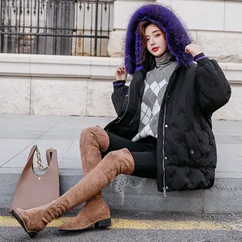 

Jacket Women White Duck Down Coat Winter Down Jacket Women Jacket Korean Puffer Jacket Casaco 8525 YY1288