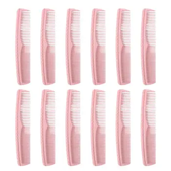 

12pcs Anti-Static Hair Brushes Wheat Rod Plastic Double Side Combs Eco-Friendly Hair Comb Salon Styling Tools Hairdressing Comb