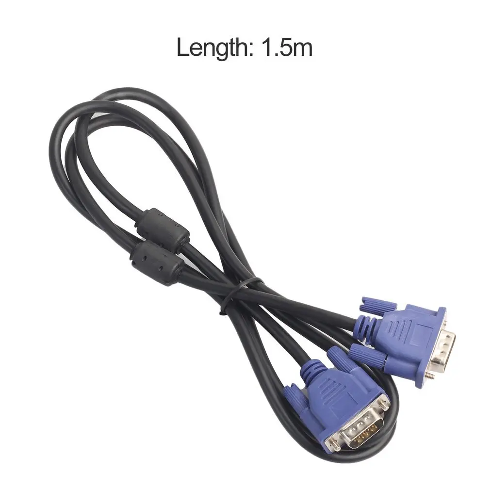 REXLIS VGA кабель HD 15 Pin мужчин и Удлинительный шнур для компьютера ПК ноутбук