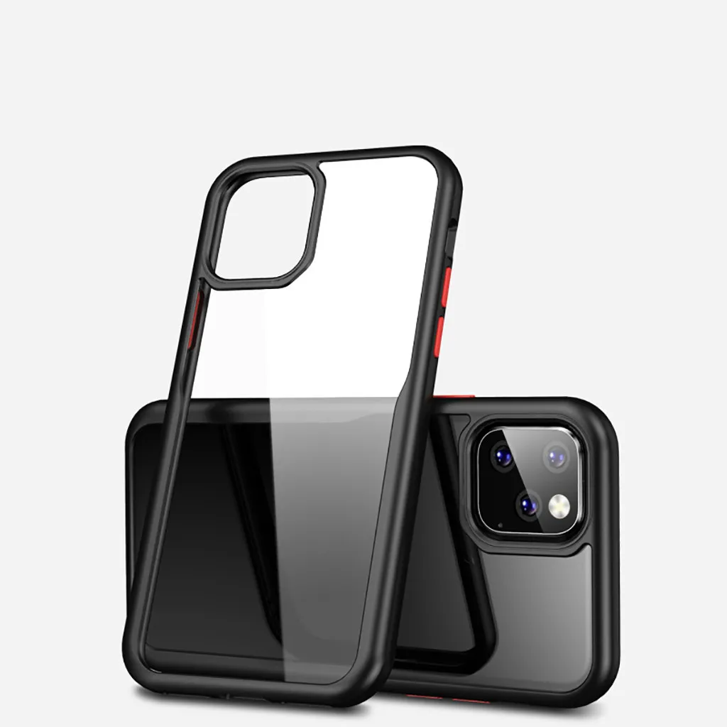 1 шт., тонкий ТПУ чехол для iPhone 11 pro Max, 6,5 дюймов, амортизация, прозрачный ТПУ защитный чехол для iPhone 11 pro Max