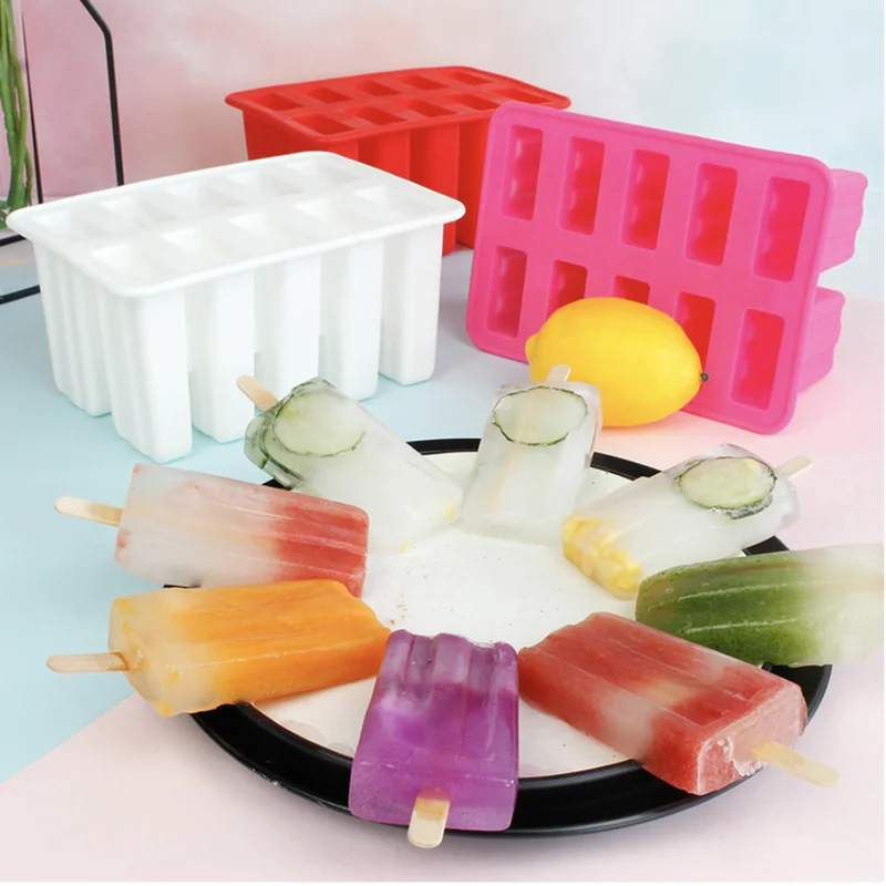 DIY креативные Отверстия Силиконовые для Фруктового мороженого на палочке формы бытовой силиконовый нетоксичные детские инструменты для мороженого Кухонные гаджеты