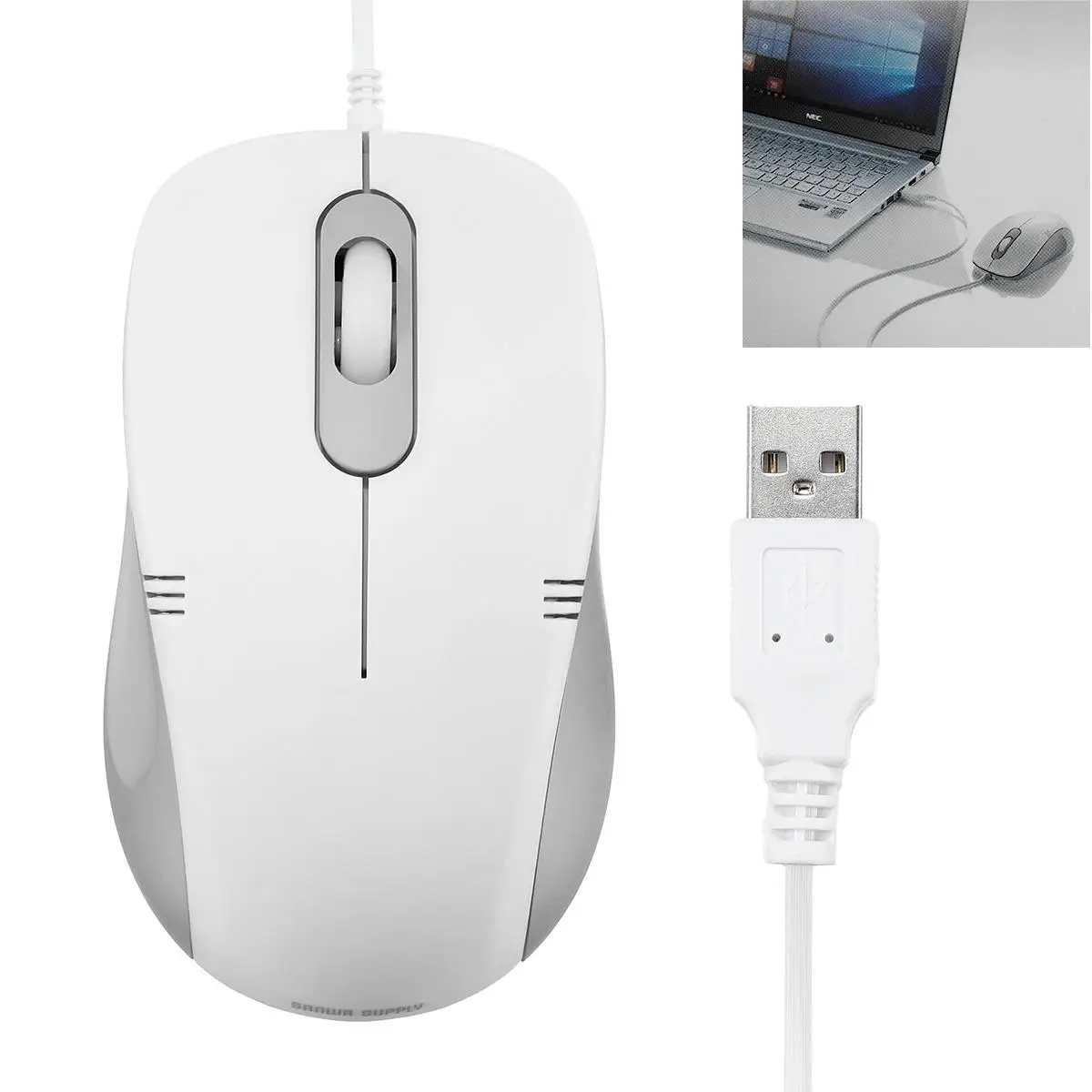 1000 dpi оптическая эргономичная Удобная Проводная мышь USB 3 1 3,0 2,0 Проводная компьютерная мышь для ПК ноутбука