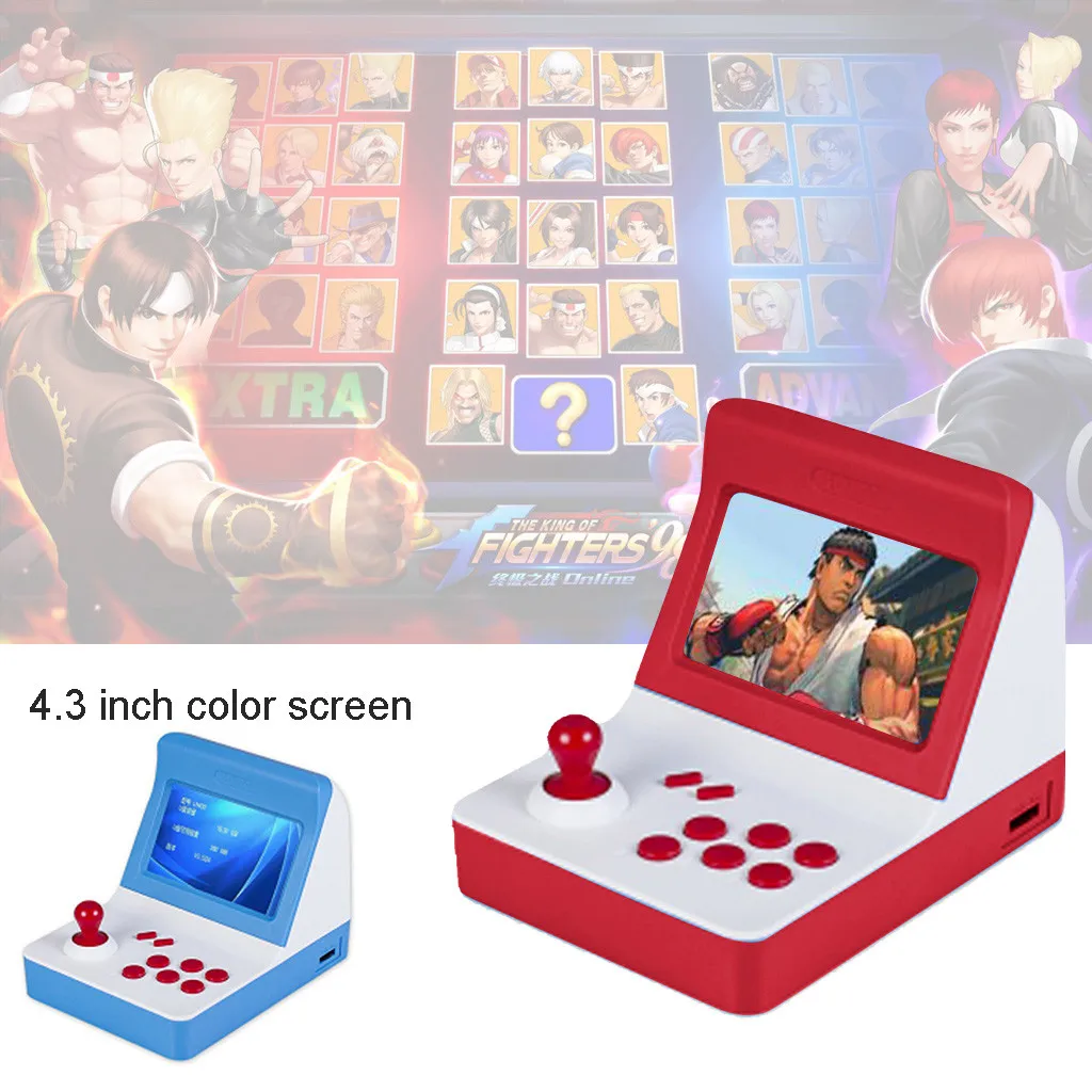 

Mini Arcade Game Retro Machine Game Console Bult-in 3000 4.3 inch Classic Video Games Kids Gift jeux enfant educatif z0729