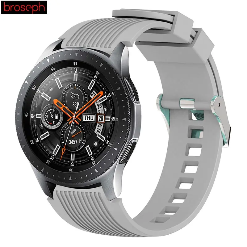20 мм ремешки для часов samsung galaxy Watch мягкий силиконовый ремень Смарт-часы спортивный браслет на запястье аксессуары для часов