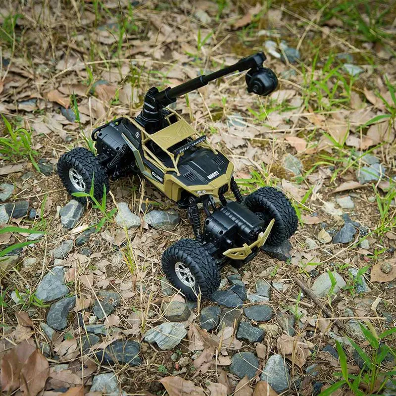 Дистанционное управление автомобиль Rc горный велосипед 1:16 2,4G с камерой Wifi мобильный телефон дистанционное управление четыре привода водонепроницаемый альпинистский автомобиль