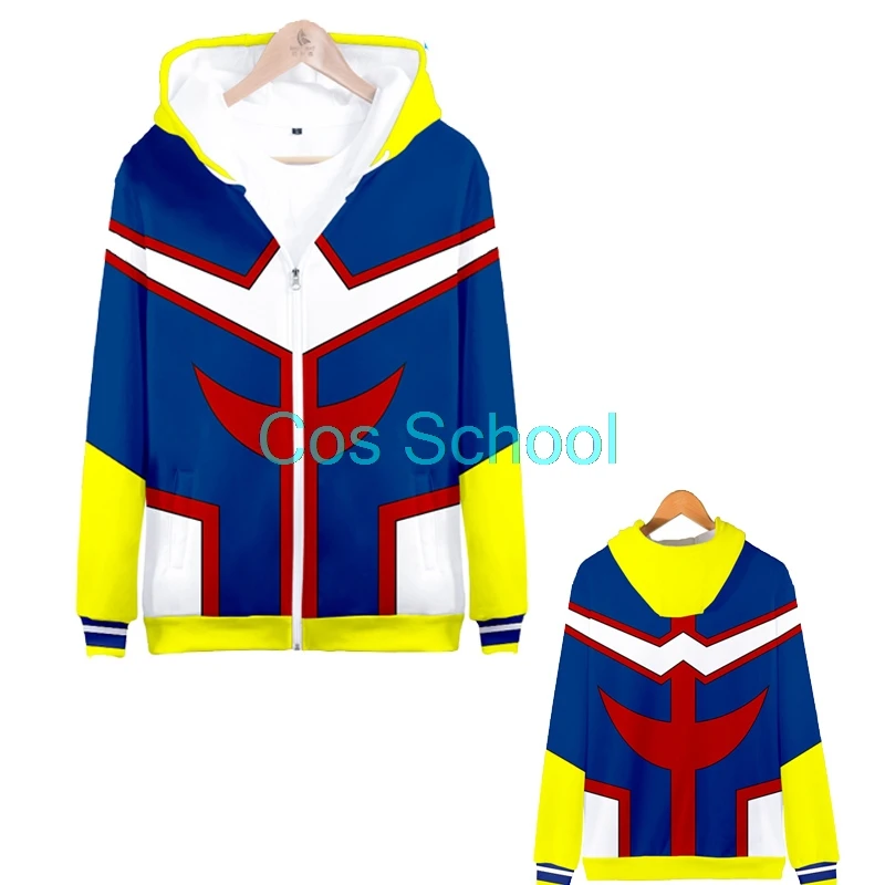 Cos School Boku No My Hero Academy мидория изуку толстовки Todoroki Shoto All Might костюм для мужчин и женщин Толстовка куртки пальто - Цвет: E