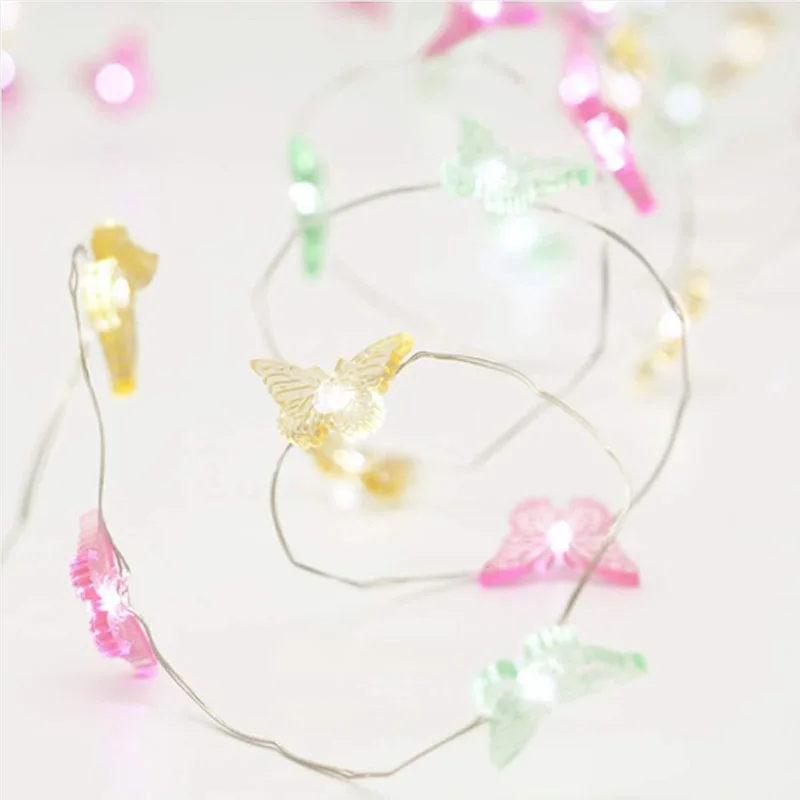 LED Garland Light String Fairy Snowflake Lights String Hanging Ornaments Christmas Tree Party Home Indoor Outdoor Garden Decor