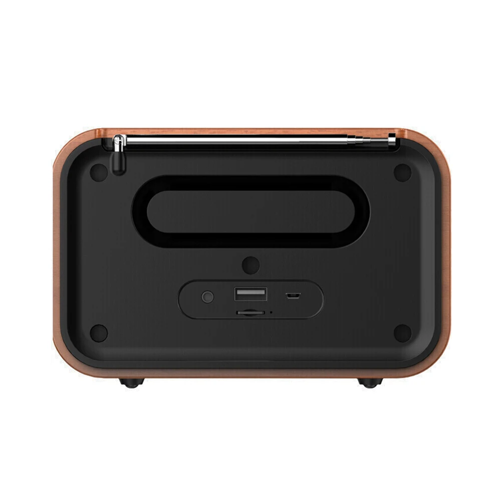 Ретро Радио книжная полка Bluetooth динамик открытый портативный сабвуфер двойной динамик s сабвуфер FM радио TF карта AUX U диск музыка