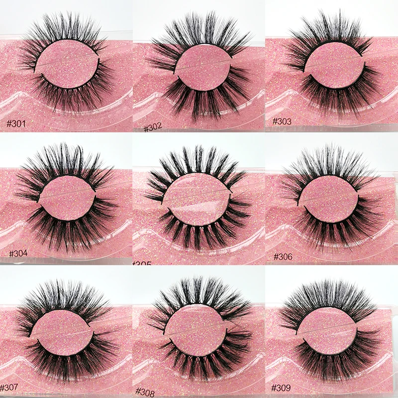 20 Вт, 30 Вт/40/50/100 пар объемные норковые ресницы натуральных длинных накладных ресниц 3d faux cils Косметика не тестировалось на наращивание ресниц