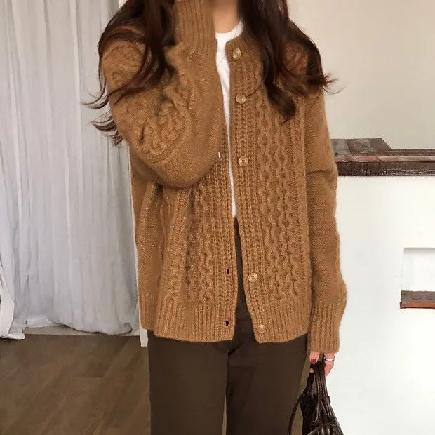 Fall winter new style cashmere sweater cardigan