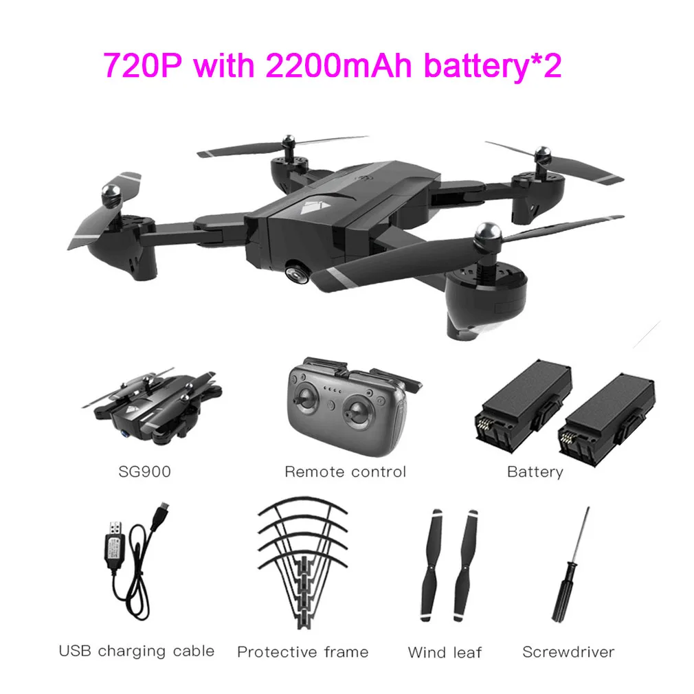 SET 25 SG900 4K Дрон двойная камера HD 22mins полёт Профессиональный FPV RC gps Дрон фиксированная точка высота удержания Дрон VS gps SG900S - Цвет: SET 25