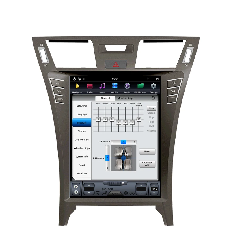 Discount NAVITOPIA 12.1inch 4G+64GB Tesla Style Vertical Screen Android 8.1 Car DVD GPS Navigation for Lexus LS460 3