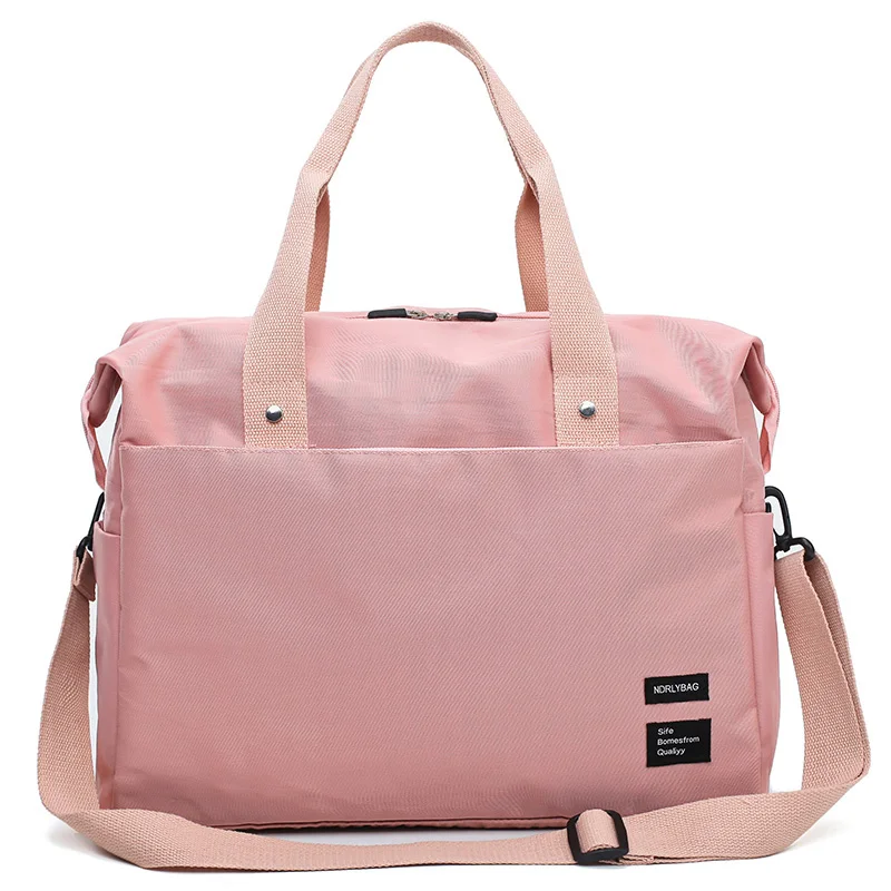 

Fashion Foldable Luggage Bag Women Shoulder Duffle Travel Bag in Travel Bags Shoe Compartment Large Capacity Handbag XA786WB