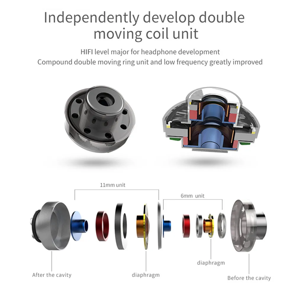 TRN V10 2BA+ 2DD гибридные наушники-вкладыши, HiFi монитор, спортивные наушники для бега, наушники-вкладыши, гарнитура с 2-контактным разъемом
