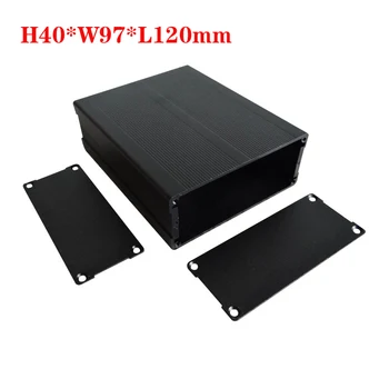 

120*97*40mm Split Body Extruded Aluminum Enclosure Instrument Box DIY Amplifiers Electronic Project Case Shell