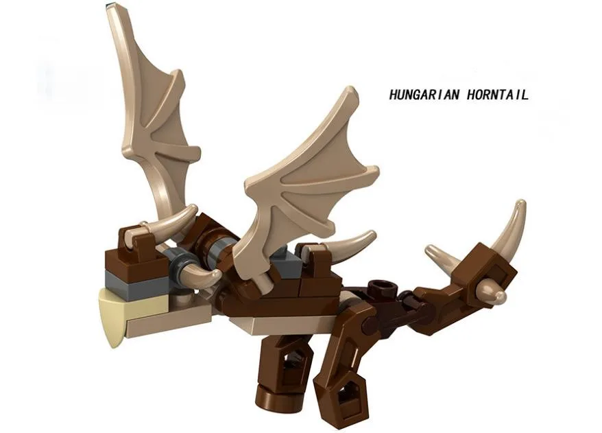 Blocos de Construção de Brinquedos de Presente para as Crianças Mágico Aranha Rinoceronte Newt Jacob Tina Hagrid Pet Animais Faça Você Mesmo Tijolos 7 Pçs - Set 3 Blocos de Construção de Brinquedos de Presente Para As Crianças