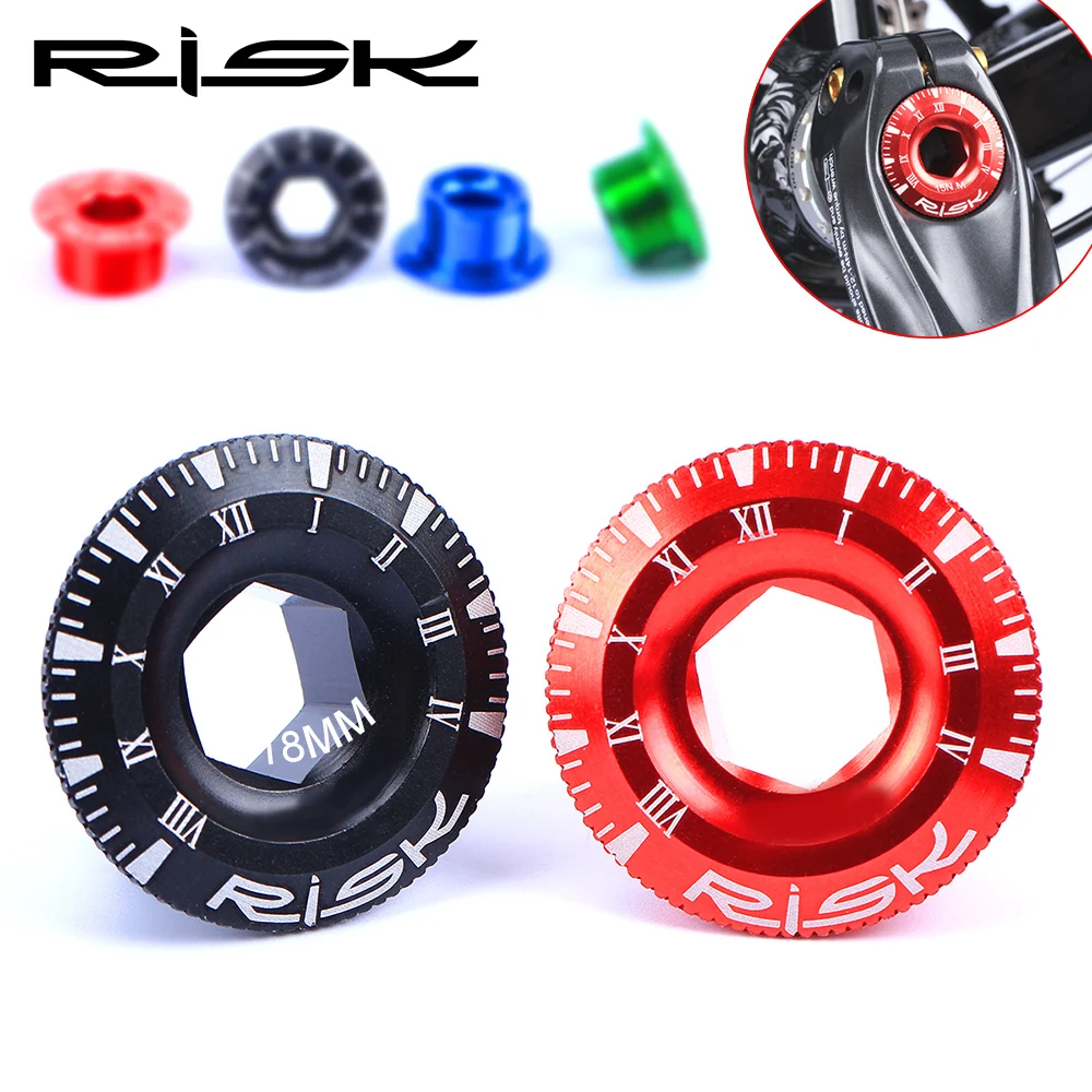 RISK 1 шт. M18/M20 Кривошип крепежные болты велосипедные болты полые крепления Кривошип рукоятки болт крышка винт MTB Кривошип горного велосипеда