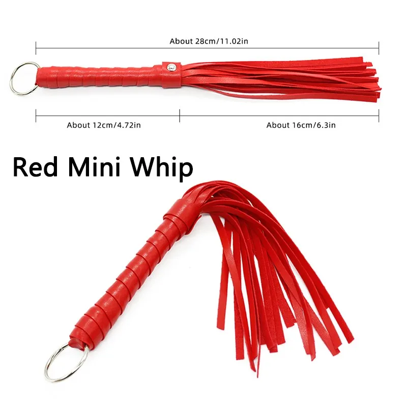 Sex Toys Erotic Sex Toy Sex Party Toys Sex Bondage Toys Slave Soft Leather Whip Adult Games BDSM Flogger Bondage Gear Sex Toys Flirt Couple Erotic Fetish Stimulates Queen Whips Cosplay