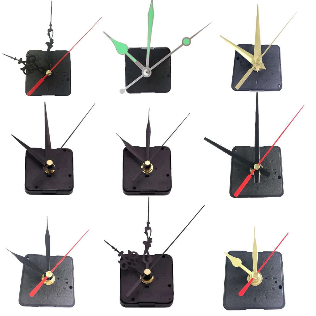 4 Set orologio meccanismo ricambio clock FAI DA TE Kit Di Riparazione 