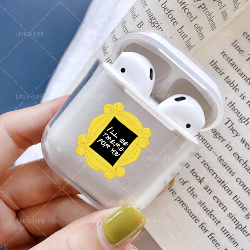 Tv Friends чехол для наушников для Apple iPhone зарядный чехол для AirPods 2 1 мягкий прозрачный защитный чехол Аксессуары