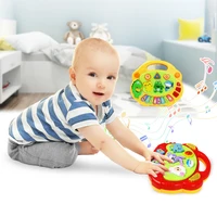 Kids Cartoon Piano Keyboard Game with Animal Sounds Flashing Light Music Baby Instrument Music Toys Educational Toys Kids Gifts 6