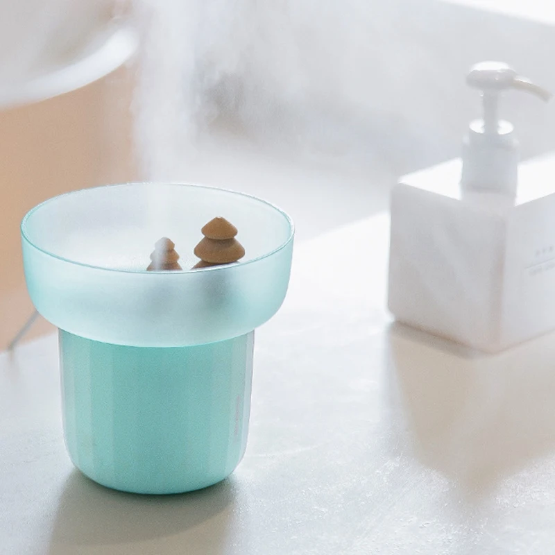 200Ml Air Humidifier Remote Control Aroma Essential Oil Diffuser with 7 Color Changing Led Lights for Office Home