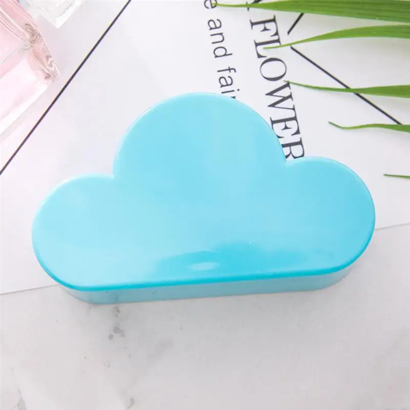 Blue Cloud Магнитная цепочка для ключей, настенный магнитный держатель для ключей, милый Магнитный брелок в форме облака, вешалка для ключей для дома и офиса