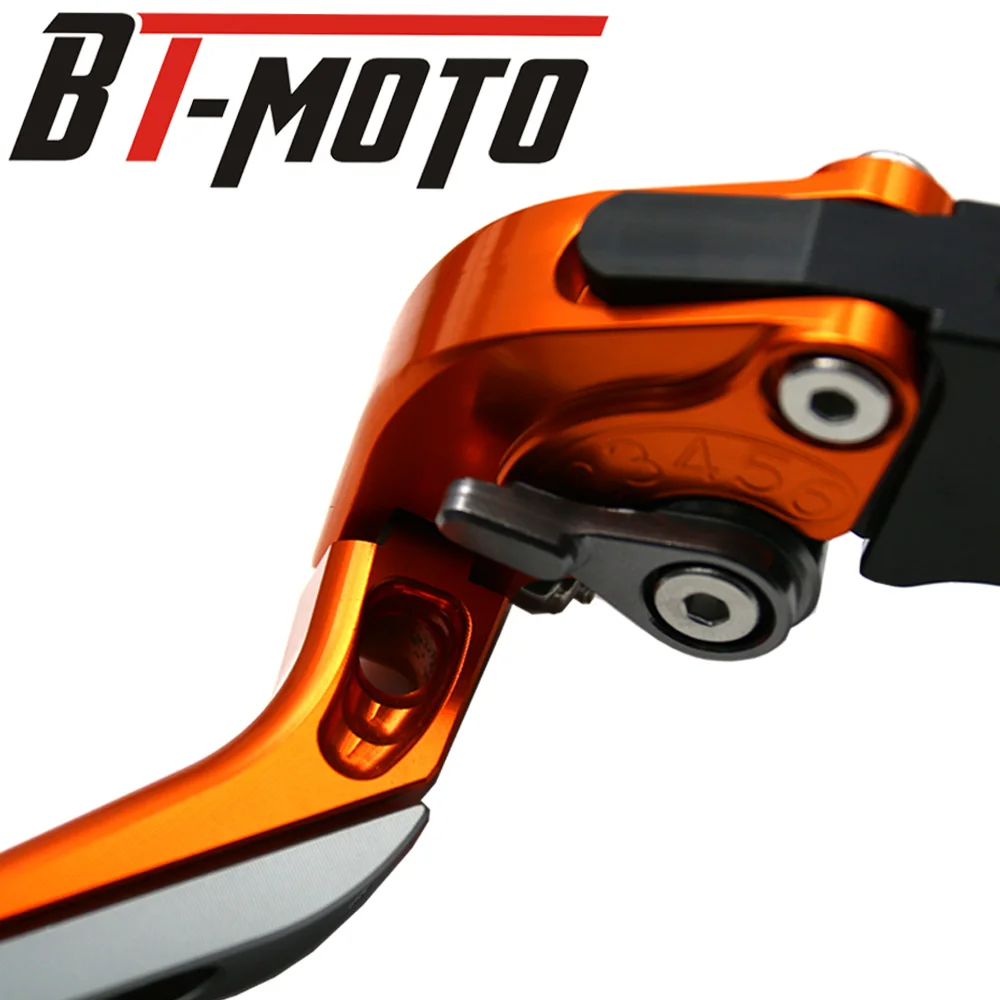 Складные Выдвижные CNC алюминиевые тормозные рычаги сцепления для KTM DUKE 390 RC390 2013- 15 16 17 аксессуары для мотоциклов регулируемые