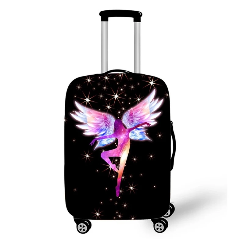 3D балетная девушка багаж защитный чехол багажник чехол Аксессуары для путешествий эластичный костюм чехол пылезащитный чехол для 18-32 ''чехол на колесиках