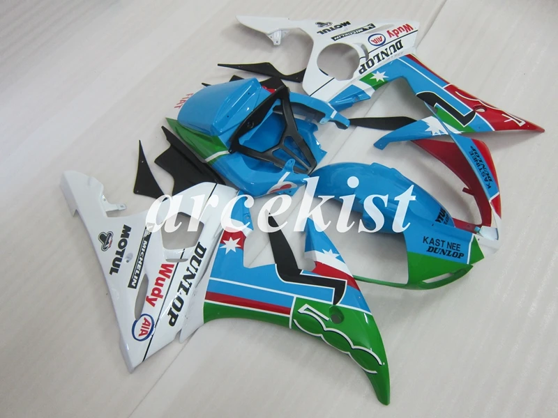 4 подарки ABS полный обтекатель комплект подходит для YAMAHA YZF-R6 2003 2004 или 2005 R6 03 04 05 Обтекатель Набор Кузов на заказ 500 лет